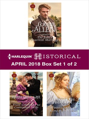 cover image of Harlequin Historical April 2018--Box Set 1 of 2